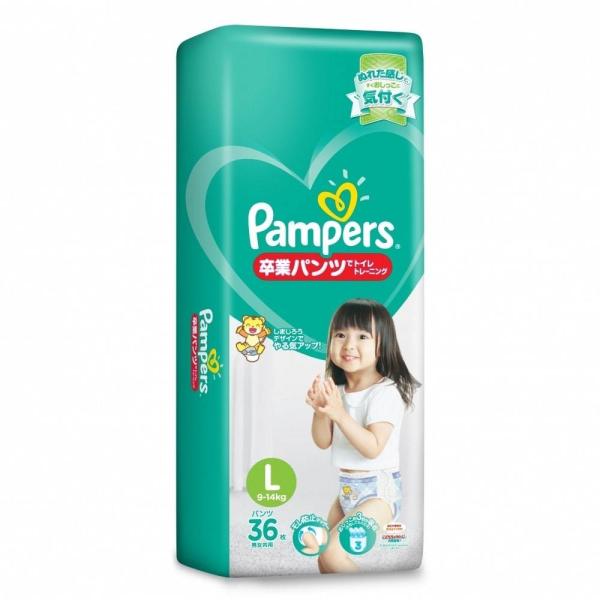 【1枚当たり38.9円】 パンパース 卒業パンツ L（9〜14kg） 36枚 【P&amp;G トレーニング...