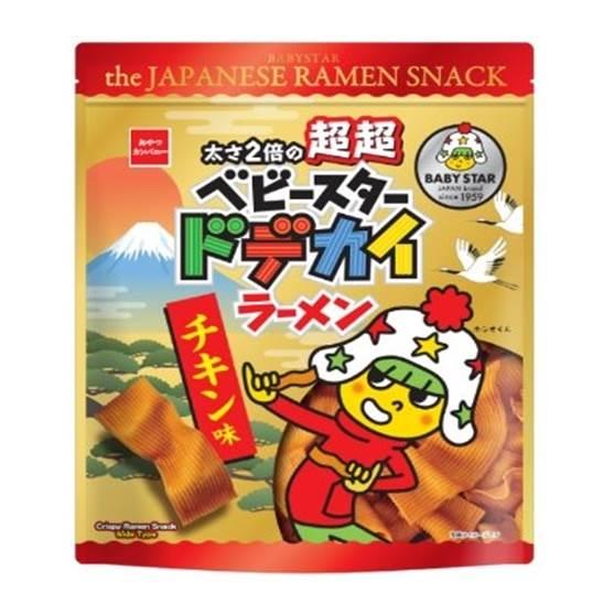 ベビースター 超超ドデカイラーメン チキン味 太さ2倍 チャック付き おやつカンパニー スナック菓子...