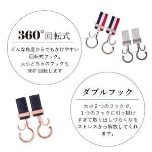 バギーフック (ピンクゴールド-合皮ブラック)の詳細画像5
