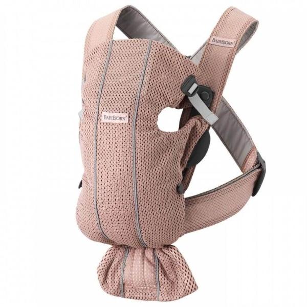 BabyBjorn ベビービョルン  ベビーキャリア MINI エアー (ダスティピンク) 抱っこ紐...