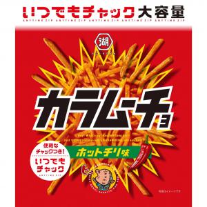 いつでもチャック大容量 スティックカラムーチョ ホットチリ味 140g 辛い 国内産じゃがいも100％ スナック菓子 お菓子｜toysrus-babierus