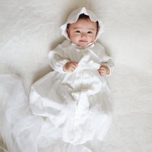 ベビーザらス限定 新生児２WAYドレス セレモニー ボンネット付