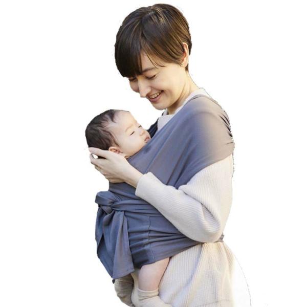 nennelatte BabyCarrier ネンネラテ ベビーキャリア（チャコールグレー）【抱っこ...