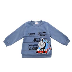 ベビーザらス限定 THOMAS トーマス 長袖トレーナー パイル起毛 ビッグプリント