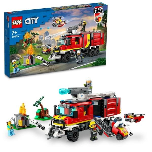 レゴ LEGO シティ 消防指令トラック 60374 おもちゃ ブロック プレゼント レスキュー 乗...