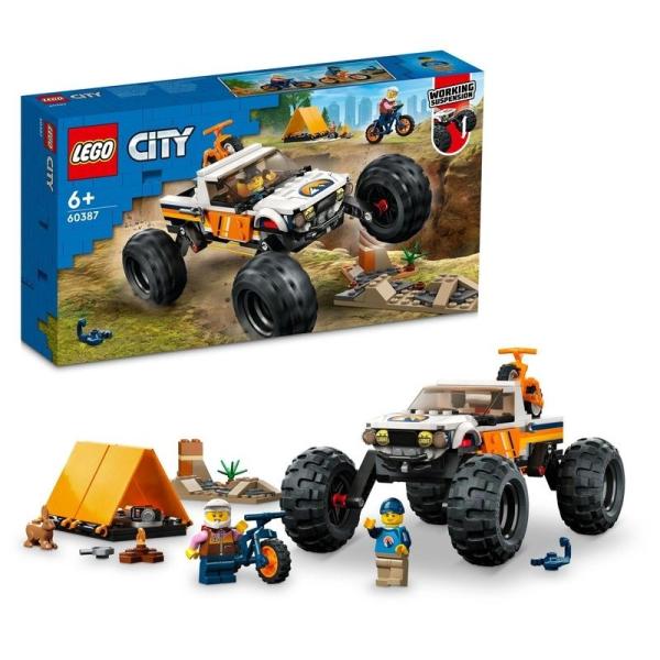 レゴ LEGO シティ 4WDオフロード・アドベンチャー 60387 おもちゃ ブロック プレゼント...