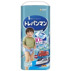 【1枚当たり51.7円】 トレパンマン 男の子用 ビッグ（12~22kg） 30枚 【ユニ・チャーム トレーニングパンツ】｜toysrus-babierus