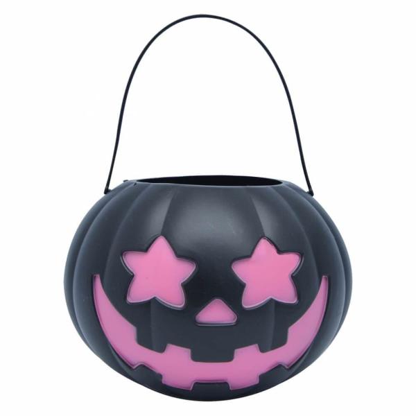 ハロウィンバケツ カボチャバケツ 幅18cm ブラック パンプキンバケツ お菓子入れ 子供 トイザら...