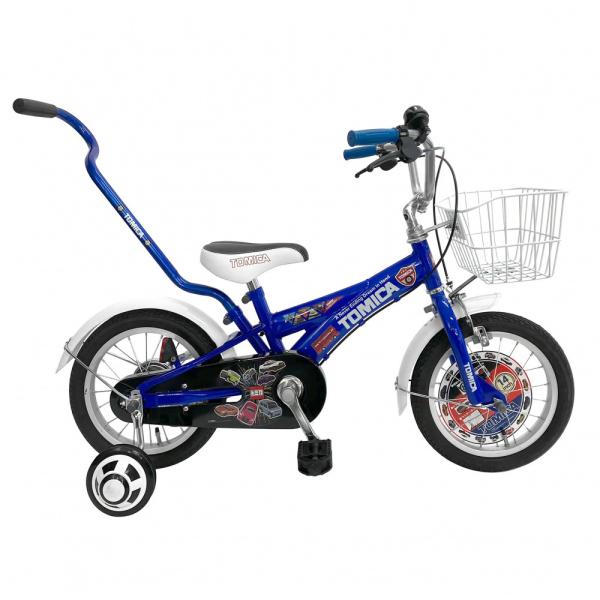 トミカ公式ライセンス 14インチ 身長90〜100cm 子供用自転車 トミカ アシストバー（ブルー）...