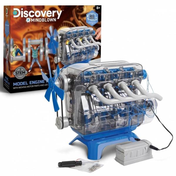 Discovery 4気筒エンジンモデルKIT｜エンジンの仕組み 組み立て STEAM【送料無料】