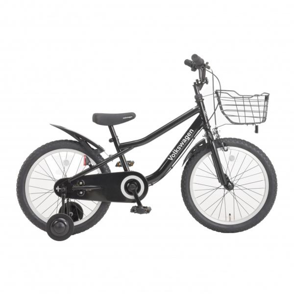 18インチ 身長105〜125cm 子供用自転車 フォルクスワーゲン BMX（ブラック）Volksw...