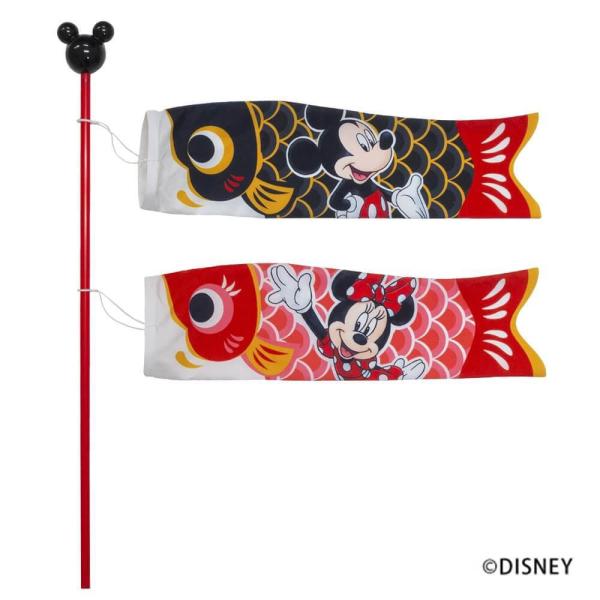 【鯉のぼり】ディズニー 新ミニ鯉 (183014) キャラクターこいのぼり 鯉40cm 手に持つこと...