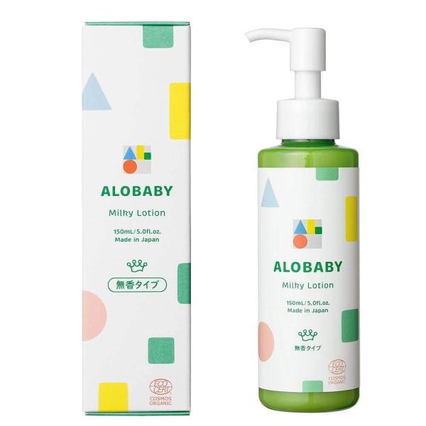 ALOBABY アロベビーミルクローション 無香タイプ 150ml