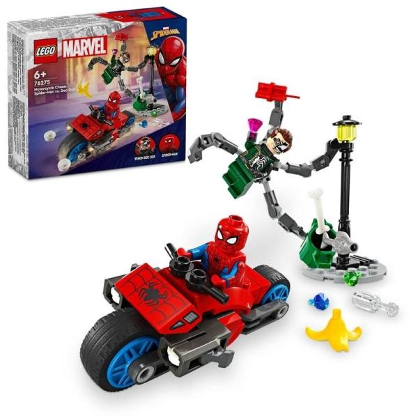 レゴ LEGO スーパー・ヒーローズ 76275 スパイダーマンとドクター・オクトパスのバイクチェイ...