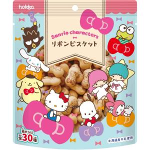 サンリオ リボンビスケット スタンドパック 42g ミルクビスケット お菓子｜toysrus-babierus