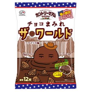カントリーマアム チョコまみれ ザ・ワールド（アメリカ編）ミドルパック 12枚 チョコチップクッキー 個包装 お菓子