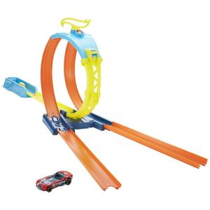 【大特価!!】 ホットウィール(Hot Wheels) トラックビルダー スプリットループパック HDX77｜toystadium-hobby