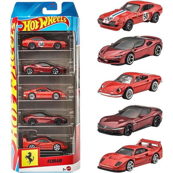 【9月5日発売予定】　ホットウィール(Hot Wheels) ベーシックカー フェラーリ 5カーパッ...