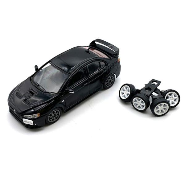 BM CREATIONS 1/64 三菱 ランサー エボリューション X ブラック RHD 右ハンド...