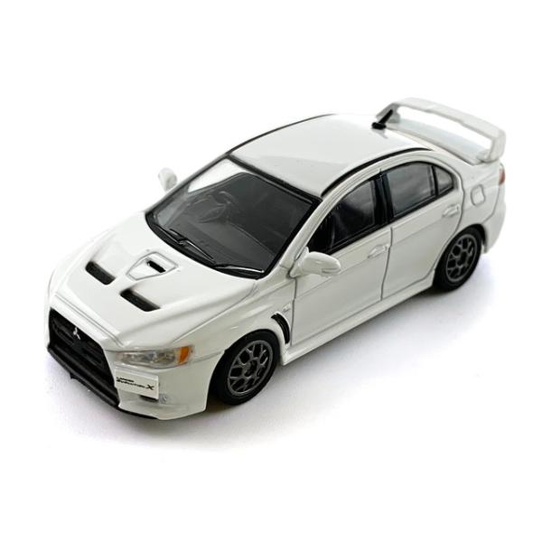 BM CREATIONS 1/64 三菱 ランサー EVO X ホワイト RHD 右ハンドル 完成品...