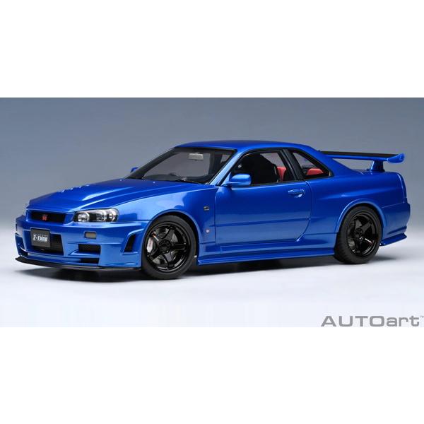 AUTOart 1/18 ニスモ R34 GT-R Z-tune ベイサイドブルー 完成品ミニカー ...