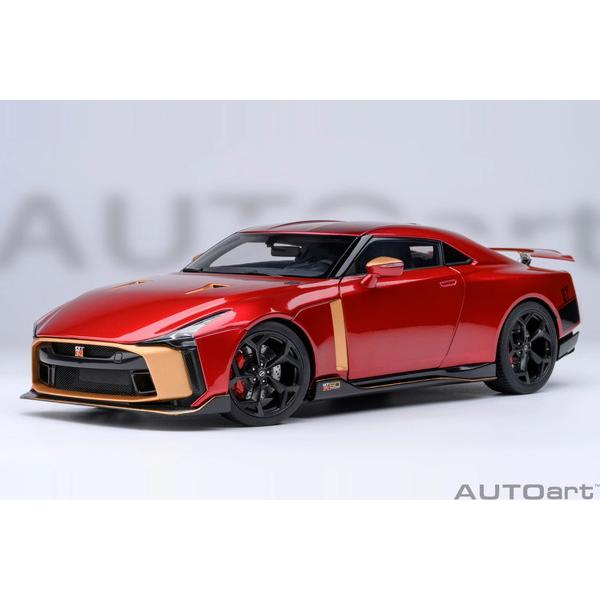 AUTOart 1/18 NISSAN GT-R50 by ITALDESIGN (メタリック・レッ...