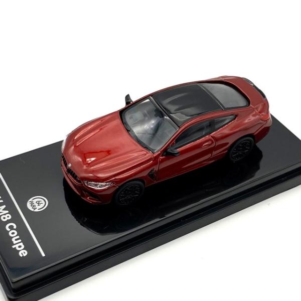 PARA64 1/64 BMW M8 クーペ レッド RHD 完成品ダイキャストミニカー PA652...