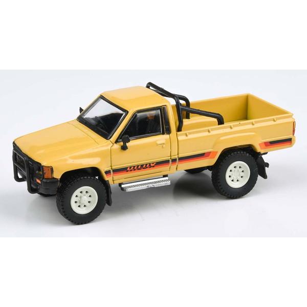 PARA64 1/64 トヨタ ハイラックス 1984 シングルキャブ イエロー RHD 完成品ダイ...