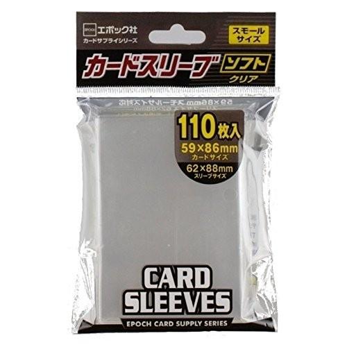 【5個セット】　カードスリーブ ソフト クリア スモールサイズ 110枚入　【5個セット】　トレーデ...