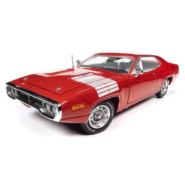 American Muscle 1/18 1972 プリムス ロード ランナー ラリーレッド 完成品...