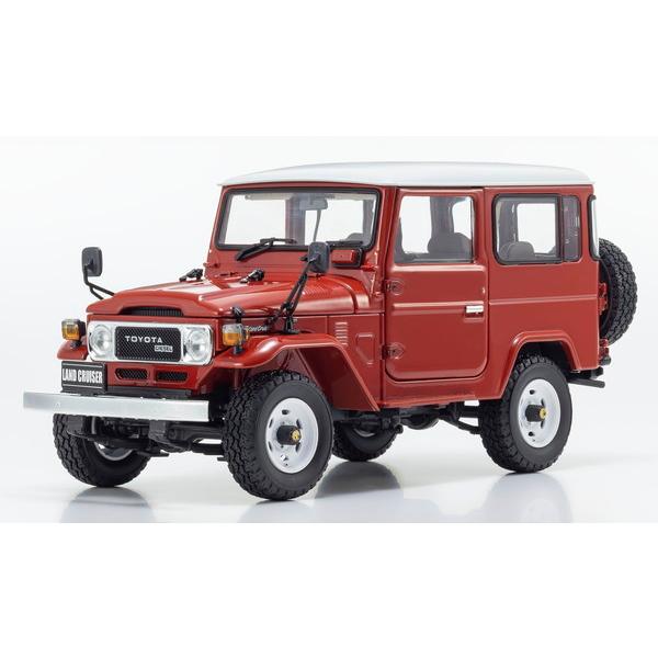 京商オリジナル 1/18 トヨタ ランドクルーザー 40 バン (BJ42V) (レッド) 完成品ダ...