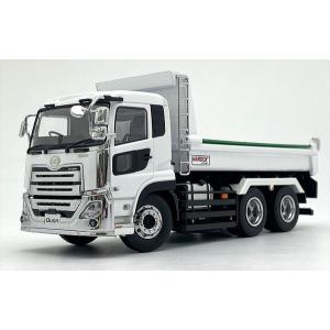 京商オリジナル 1/43 UD TRUCKS QUON KYOKUTOダンプ(ホワイト/ブラック