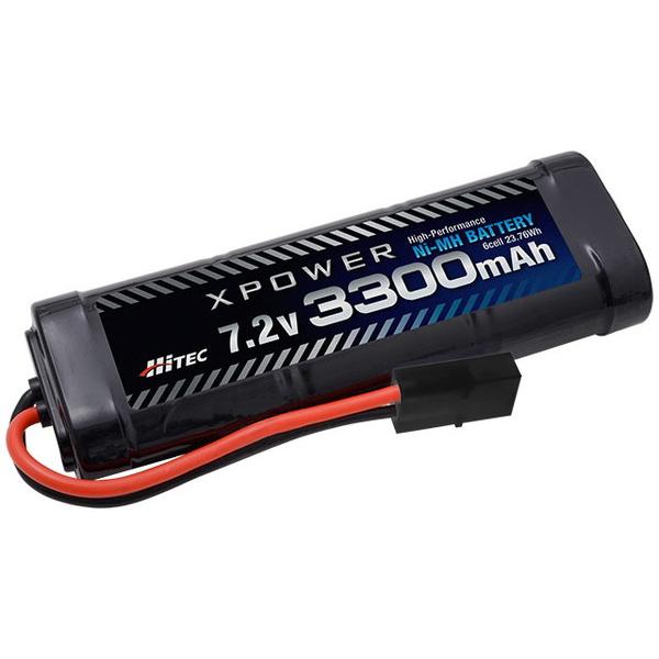 HiTEC XPOWER Ni-MH 7.2V 3300mAh タミヤタイプコネクター R/C用バッ...