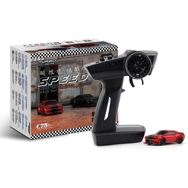 【日本正規品】　HiTEC Turbo Racing 1/76 C75-RD オンロードカー レッド...