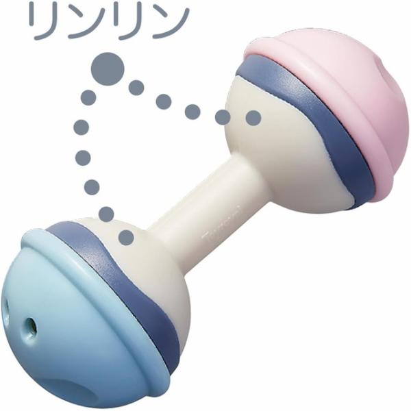 Grayish Basic toy ベビーアレー グレー　(水洗い可能 ラトル 消毒できる 握りやす...