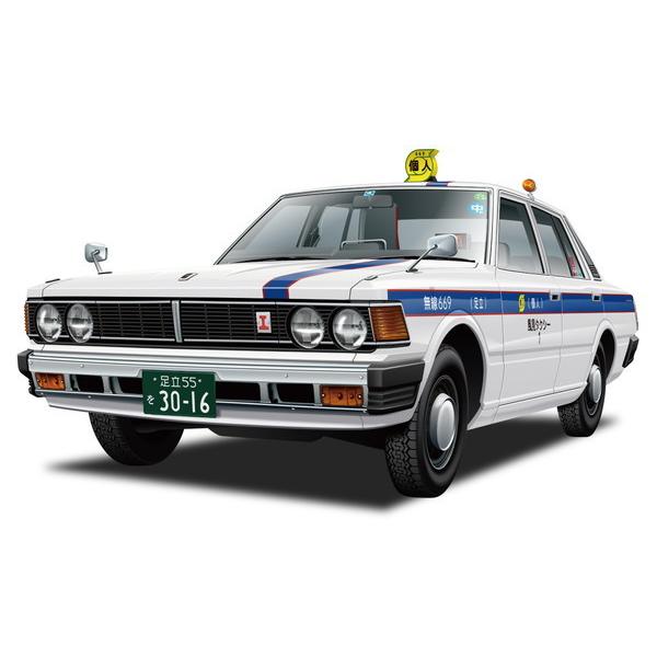 アオシマ 1/24 ザ・モデルカー No.043 430セドリックセダン 200STD 個人タクシー...