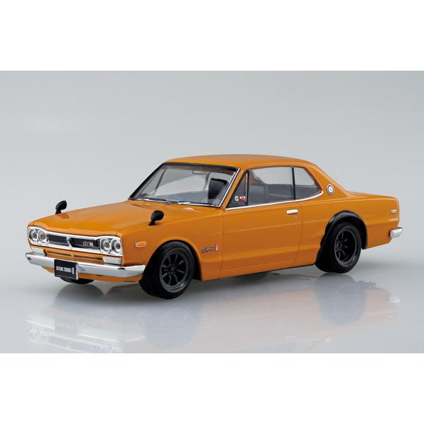 アオシマ 1/32 楽プラ スナップキット No.16CU-BN ニッサン C10 スカイライン 2...