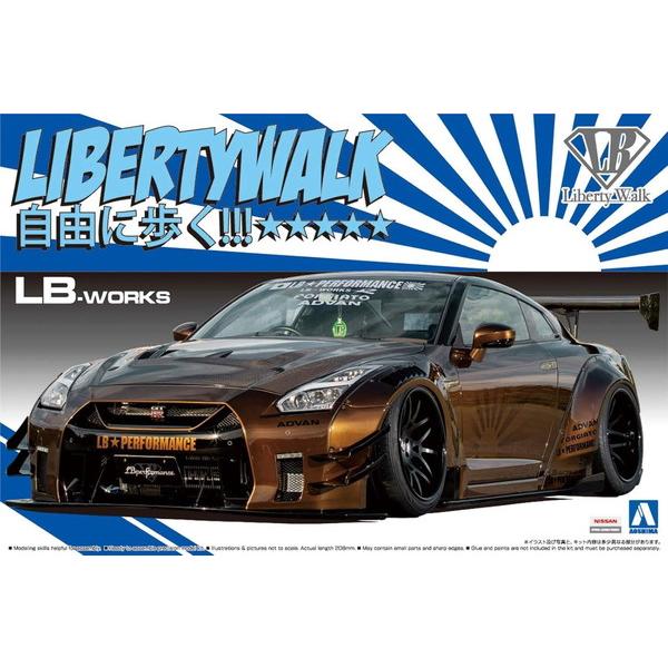 アオシマ 1/24 リバティーウォーク No.12 LB★ワークス R35 GT-R type 2 ...