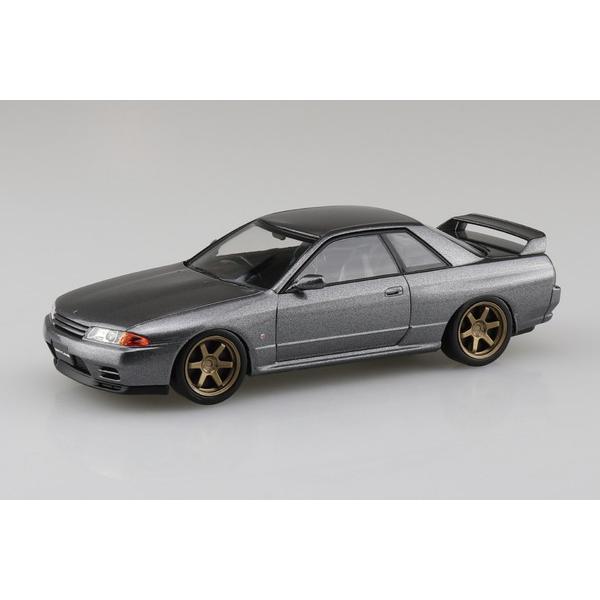 アオシマ 1/32 楽プラ スナップキット No.14CU-GG ニッサン R32スカイラインGT-...