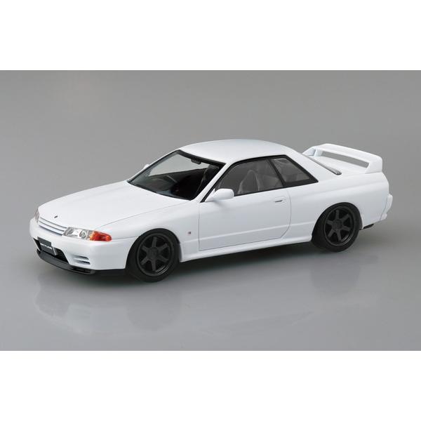 アオシマ 1/32 楽プラ スナップキット No.14CU-CW ニッサン R32スカイラインGT-...