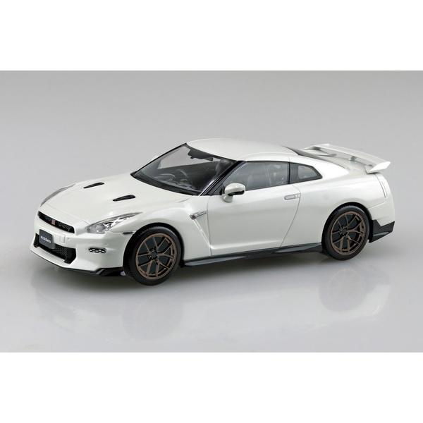 アオシマ 1/32 楽プラ スナップキット No.03CU-BW ニッサン R35 NISSAN G...