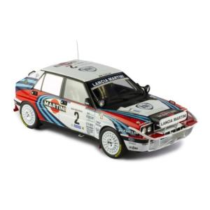 IXO MODELS 1/18 ランチア デルタ インテグラーレ 16V 1990年サファリラリー #2 M.Biasion/T.Siviero 完成品ダイキャストミニカー 18RMC139A
