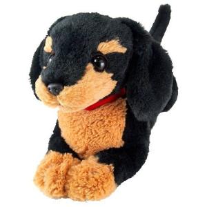 グレイスフル ダックスフント ブラック＆タン 犬 ぬいぐるみ 日本製 三