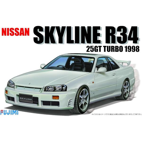 4月再入荷予定　フジミ模型 1/24 インチアップシリーズ No.124 ニッサン R34 スカイラ...