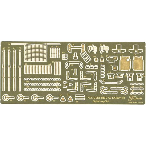 フジミ模型 1/72 ミリタリーシリーズ No.207 陸上自衛隊 重迫牽引車/120mm迫撃砲RT...