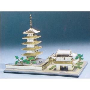 ゴールド日本の伝統美　浅草寺五重塔　NG-11　プラモデル｜toystadium-hobby