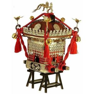 堂友社 神輿 1/5スケール プラモデル 組立プラモデル 1/5 江戸神輿 黒塗紫房 – 名城・伝統美