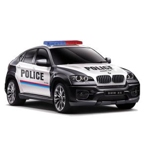 童友社 1/24 BMW ポリスカー ブラック 完成品ラジコン 2.4GHz｜toystadium-hobby