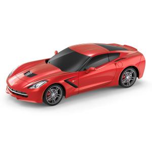 童友社 1/24 キャデラック コルベット C7 レッド 完成品ラジコン 2.4GHz｜toystadium-hobby