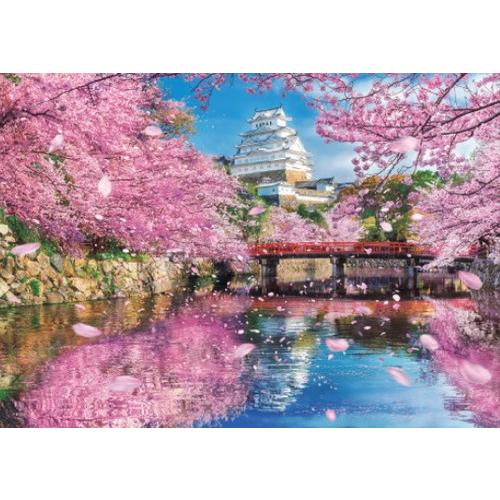 ジグソーパズル 500ピース 桜舞う姫路城 38x53cm 05-211s